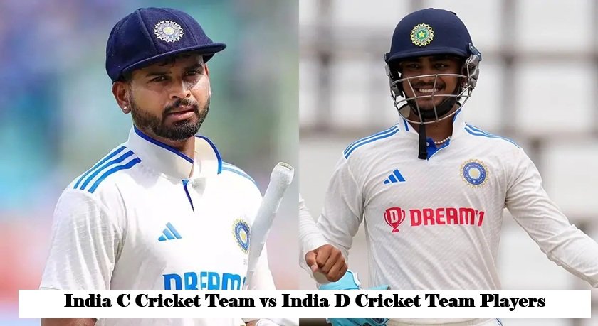 India C Cricket Team vs India D Cricket Team Players