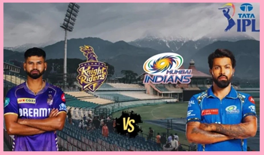 kolkata knight riders vs mumbai indians timeline