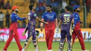 Royal Challengers Bengaluru vs Kolkata Knight Riders Timeline