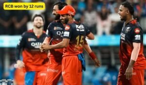 Royal Challengers Bengaluru vs Mumbai Indians Match Scorecard
