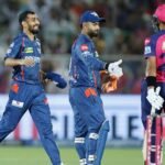 Lucknow Super Giants vs Rajasthan Royals Match Scorecard 2025 – Full Scorecard, Highlights & Match Report